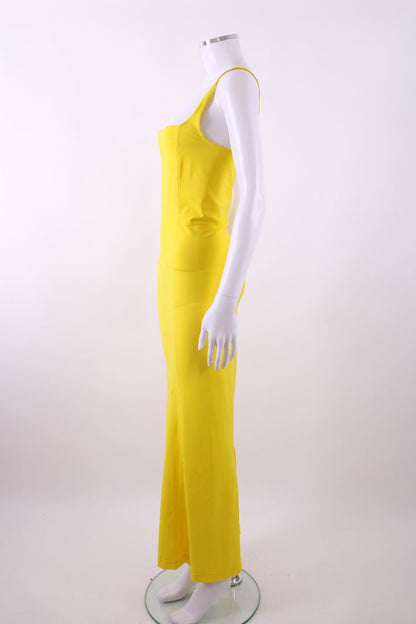 Reimagined by Pinko Slinky/Lycra Maxi Dress Yellow M | Default Title, Pink
