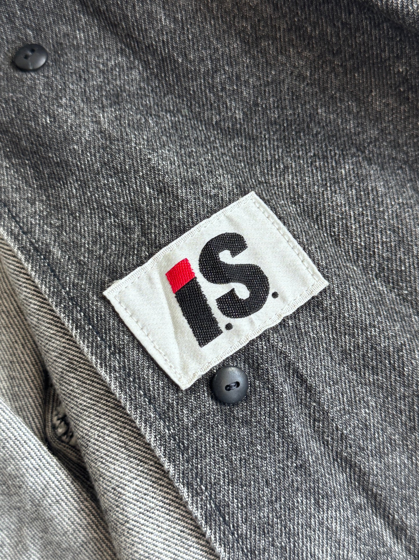 Issey Miyake I.S. Double Breasted Denim Coat