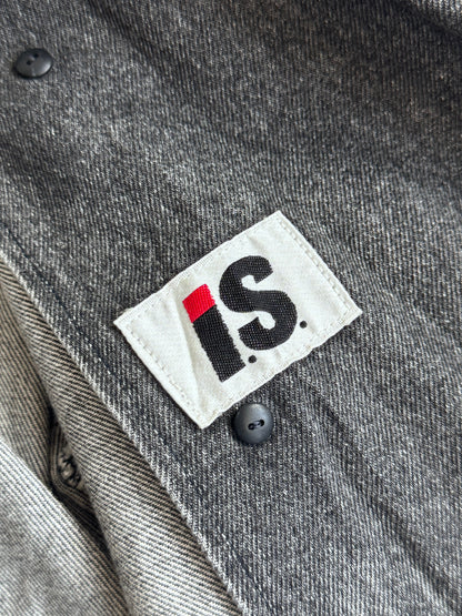 Issey Miyake I.S. Double Breasted Denim Coat