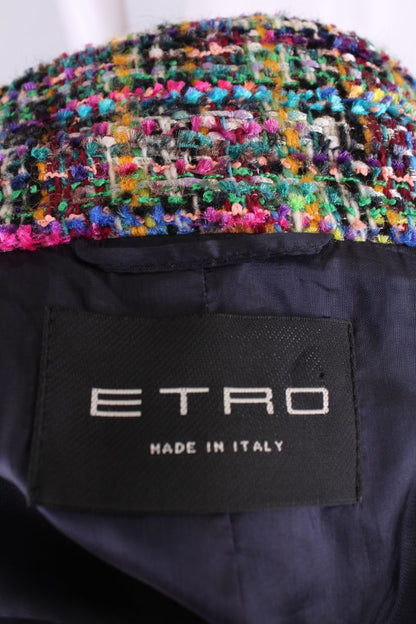 Etro Boucle Skirt Suit Multi Coloured 14 | Large, Red