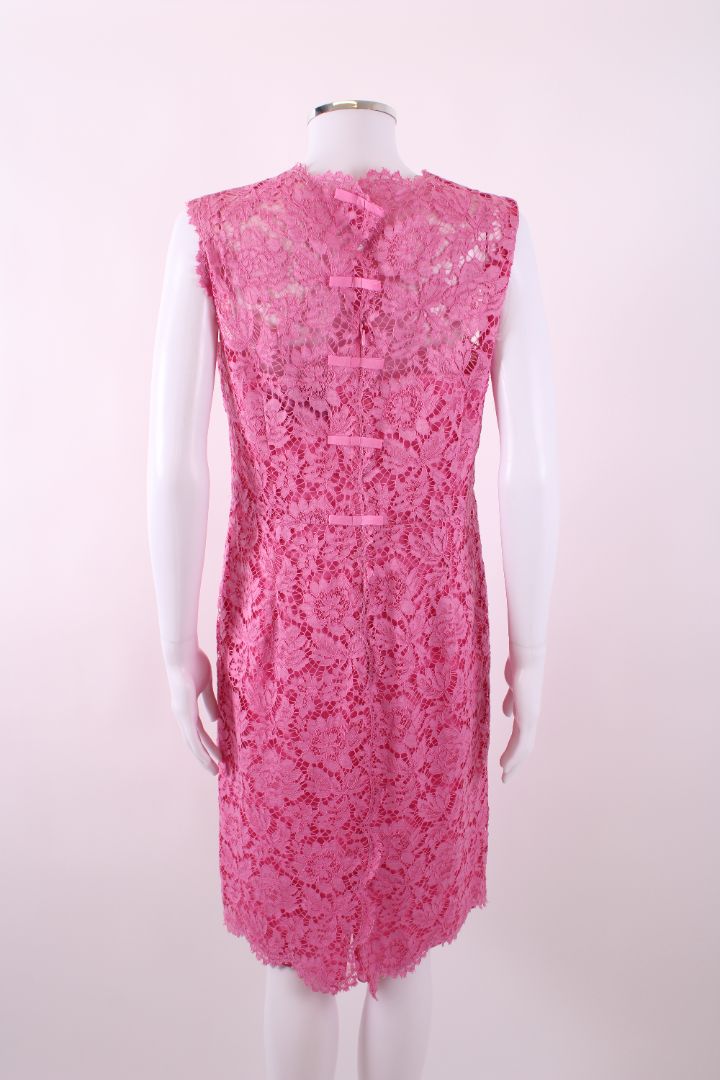 Valentino L/S Lace Dress Pink 14 | Default Title, Pink