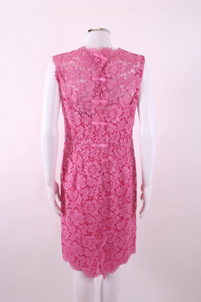 Valentino L/S Lace Dress Pink 14 | Default Title, Pink