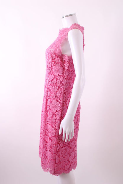 Valentino L/S Lace Dress Pink 14 | Default Title, Pink