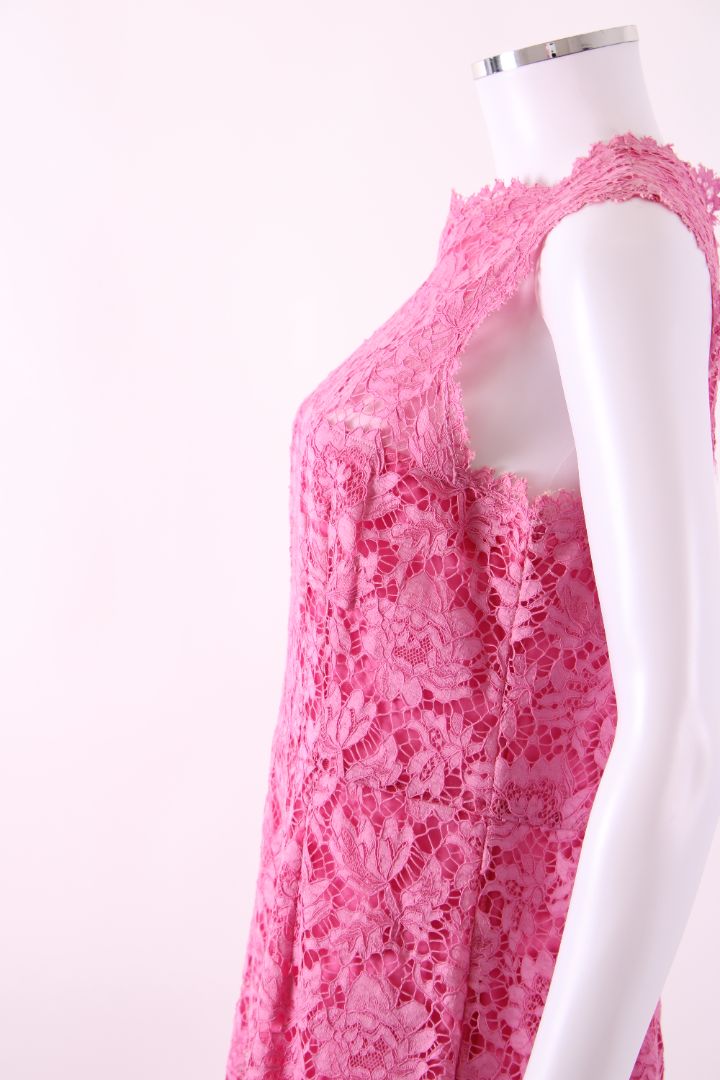 Valentino L/S Lace Dress Pink 14 | Default Title, Pink