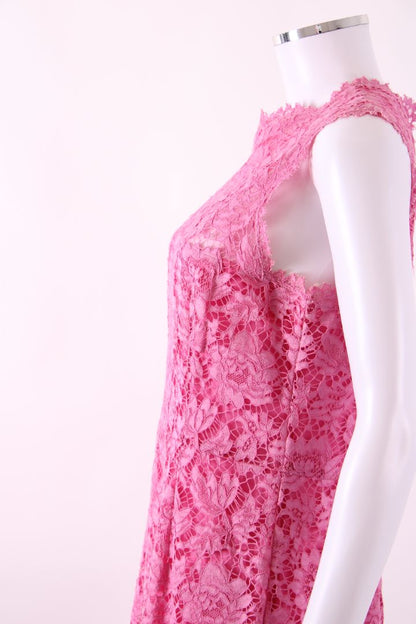 Valentino L/S Lace Dress Pink 14 | Default Title, Pink