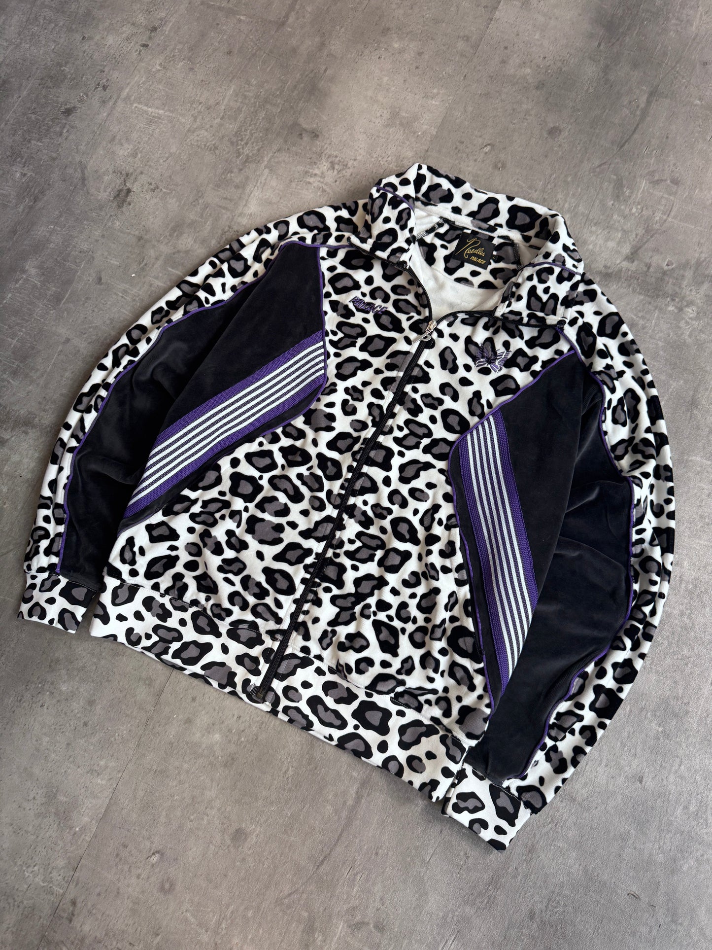Palace x Needles Snow Leopard Print Jacket