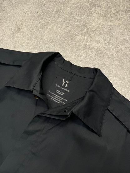 Y's By Yohji Yamamoto Blackout Trench Coat