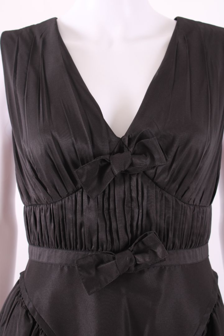 Self Portrait S/S Bow Dress Black 8 | Default Title, Black