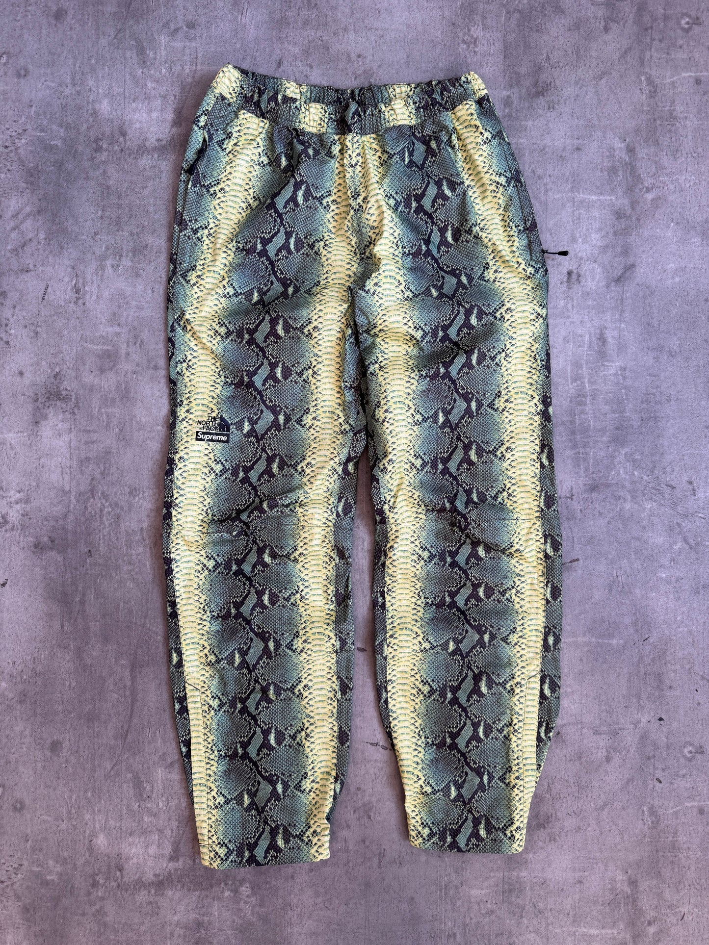 S/S 2018 Supreme X North Face Taped Seam Snakeskin Tech Trousers