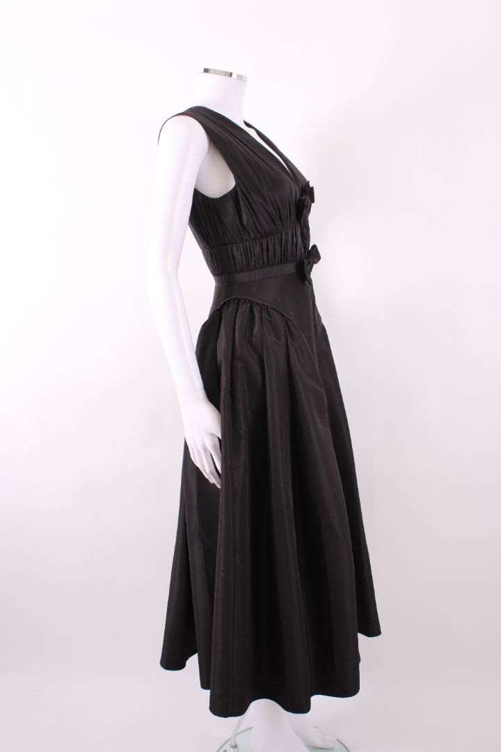 Self Portrait S/S Bow Dress Black 8 | Default Title, Black