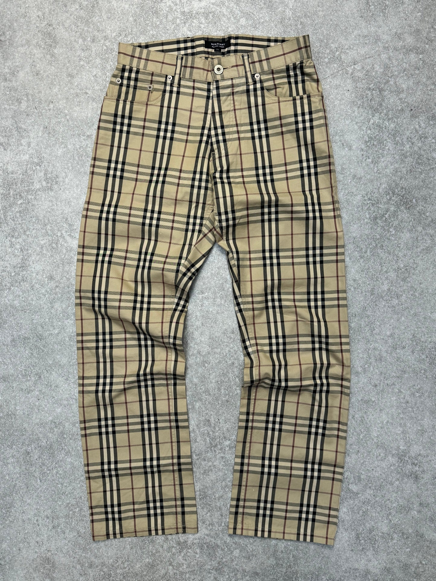 Burberry Black Label Nova Check Trousers