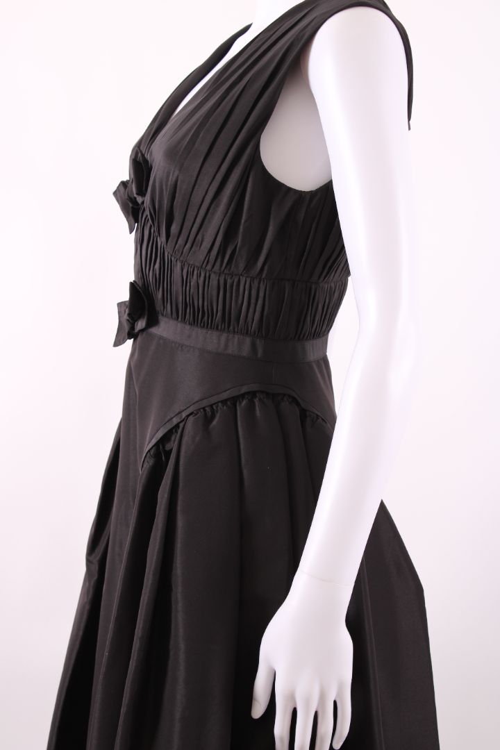 Self Portrait S/S Bow Dress Black 8 | Default Title, Black