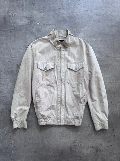 1990's Valentino Beige Suede Blouson | Large