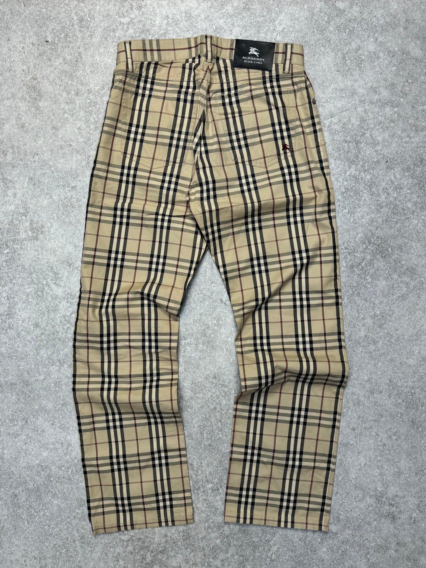 Burberry Black Label Nova Check Trousers