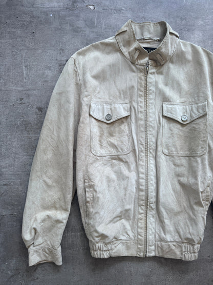 1990's Valentino Beige Suede Blouson | Large
