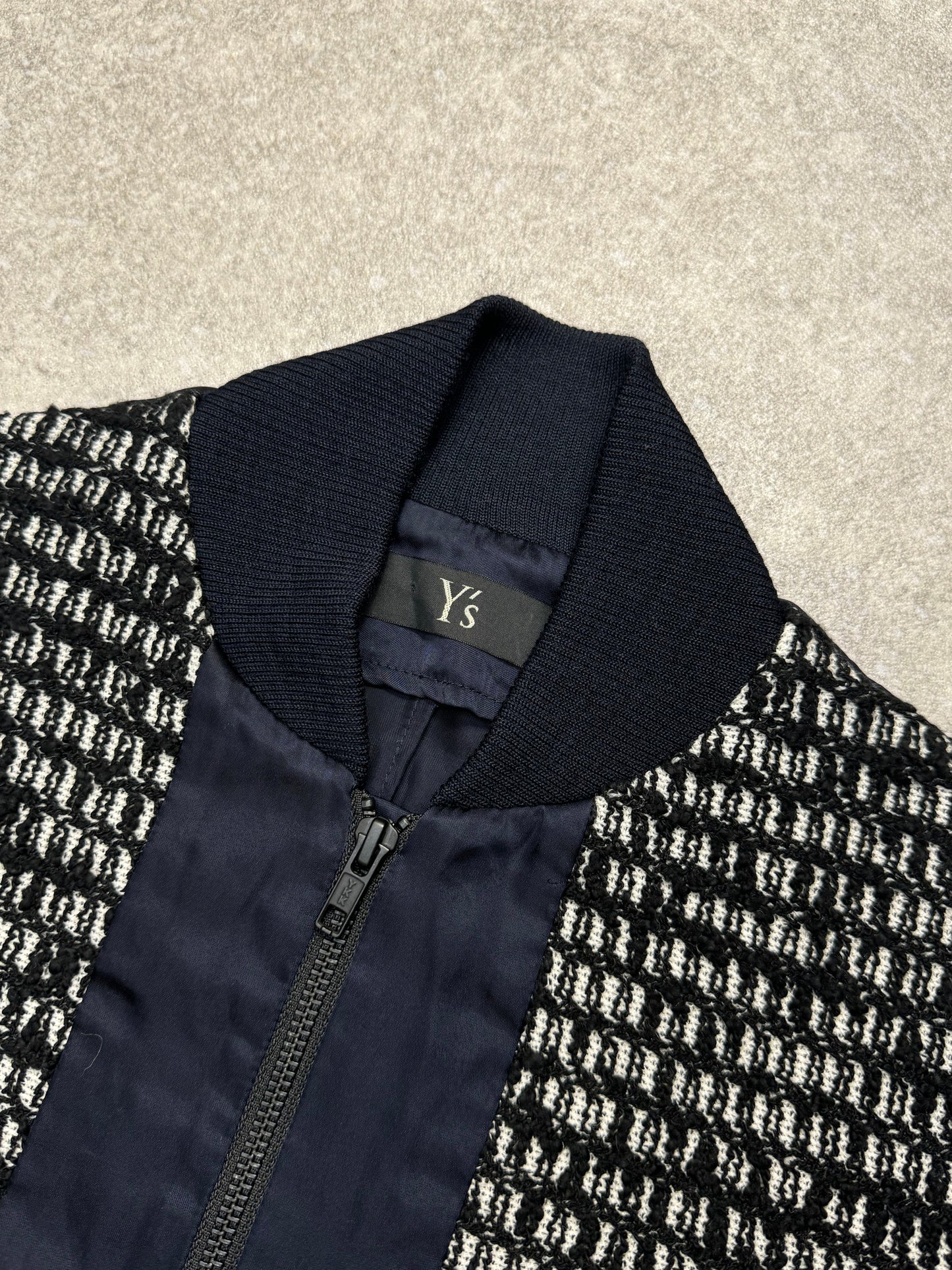 Y's By Yohji Yamamoto Knit Bomber Jacket