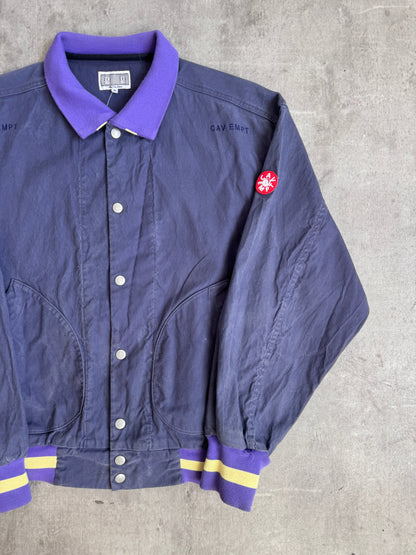 Cav Empt Japan Blue Canvas Embellished Deck Jacket