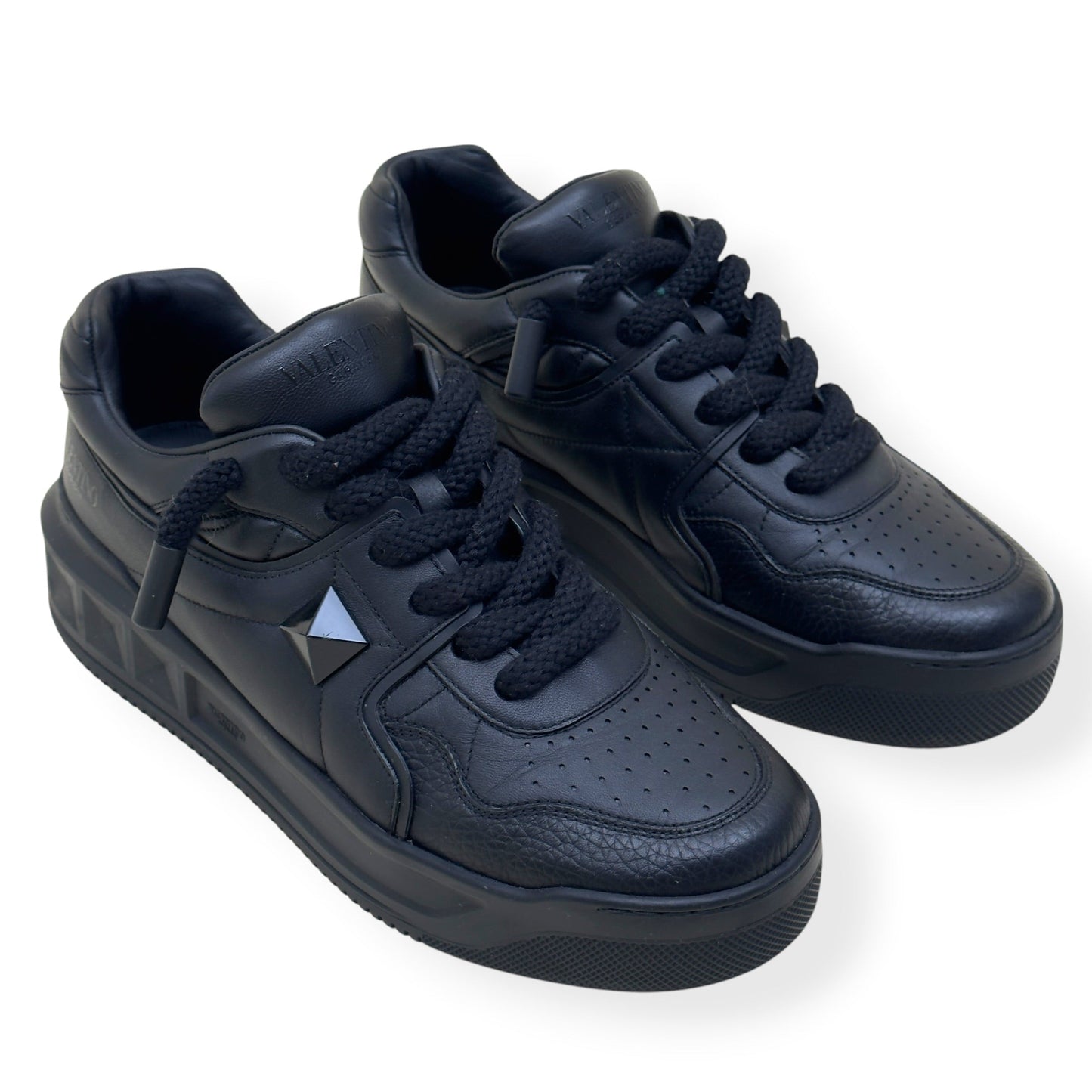 VALENTINO GARAVANI ONE STUD XL SNEAKER BLACK 43 / UK9 | UK 9, Black
