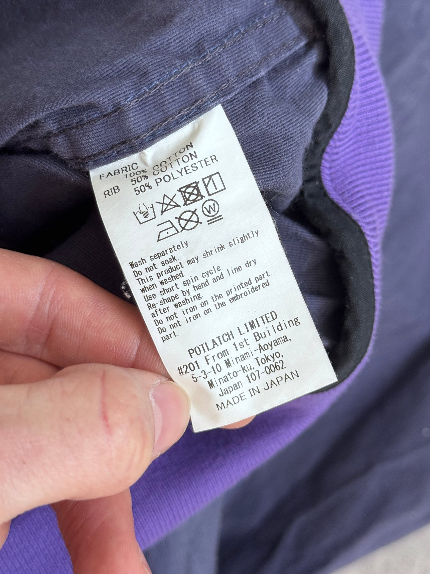 Cav Empt Japan Blue Canvas Embellished Deck Jacket