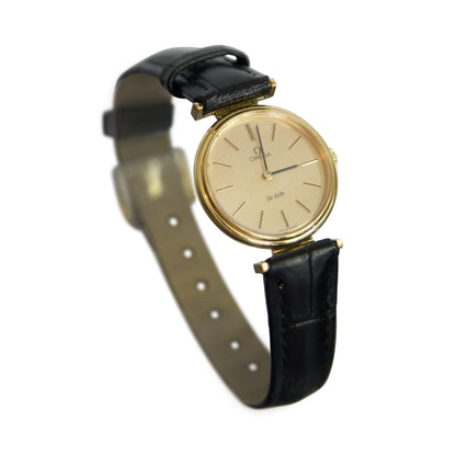Omega De Ville Leather Strap Classic Watch