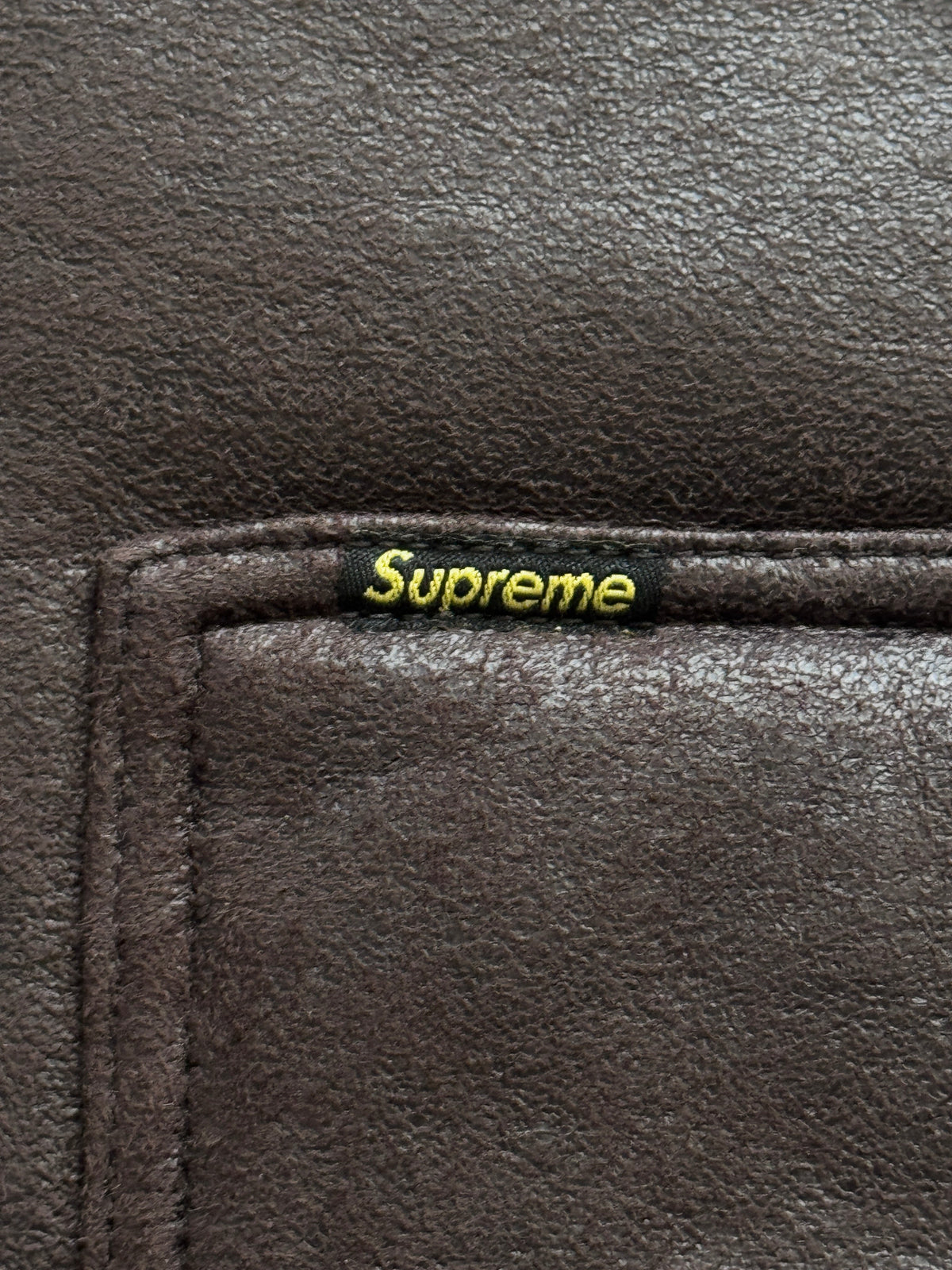 F/W 2024 Supreme Faux Shearling Fleece Vest FA:276 (MM828) | Medium, Brown