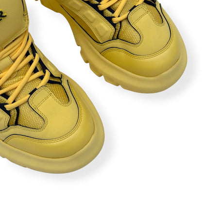 DIOR X LEWIS HAMILTON LIMITED 198/480 SNOW DERBY SNEAKER YELLOW 44 / UK10 | UK 10, Yellow