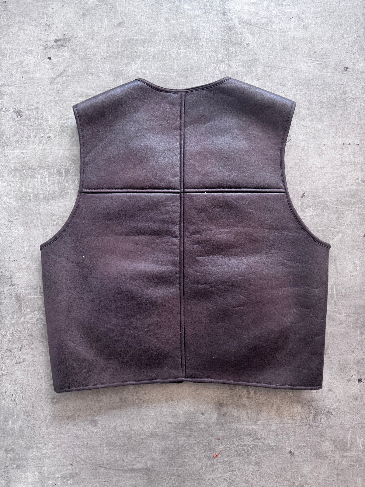 F/W 2024 Supreme Faux Shearling Fleece Vest FA:276 (MM828) | Medium, Brown