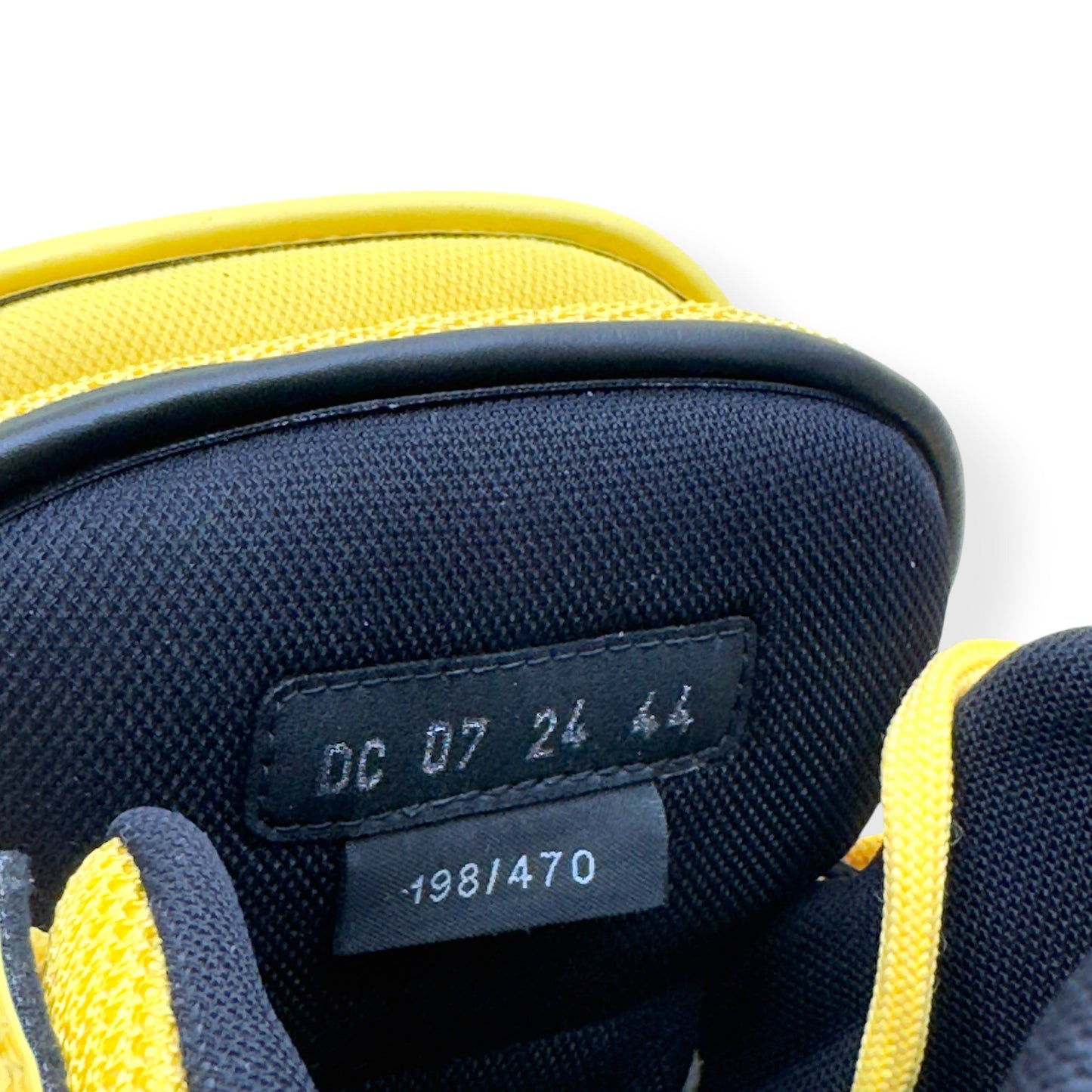 DIOR X LEWIS HAMILTON LIMITED 198/480 SNOW DERBY SNEAKER YELLOW 44 / UK10 | UK 10, Yellow