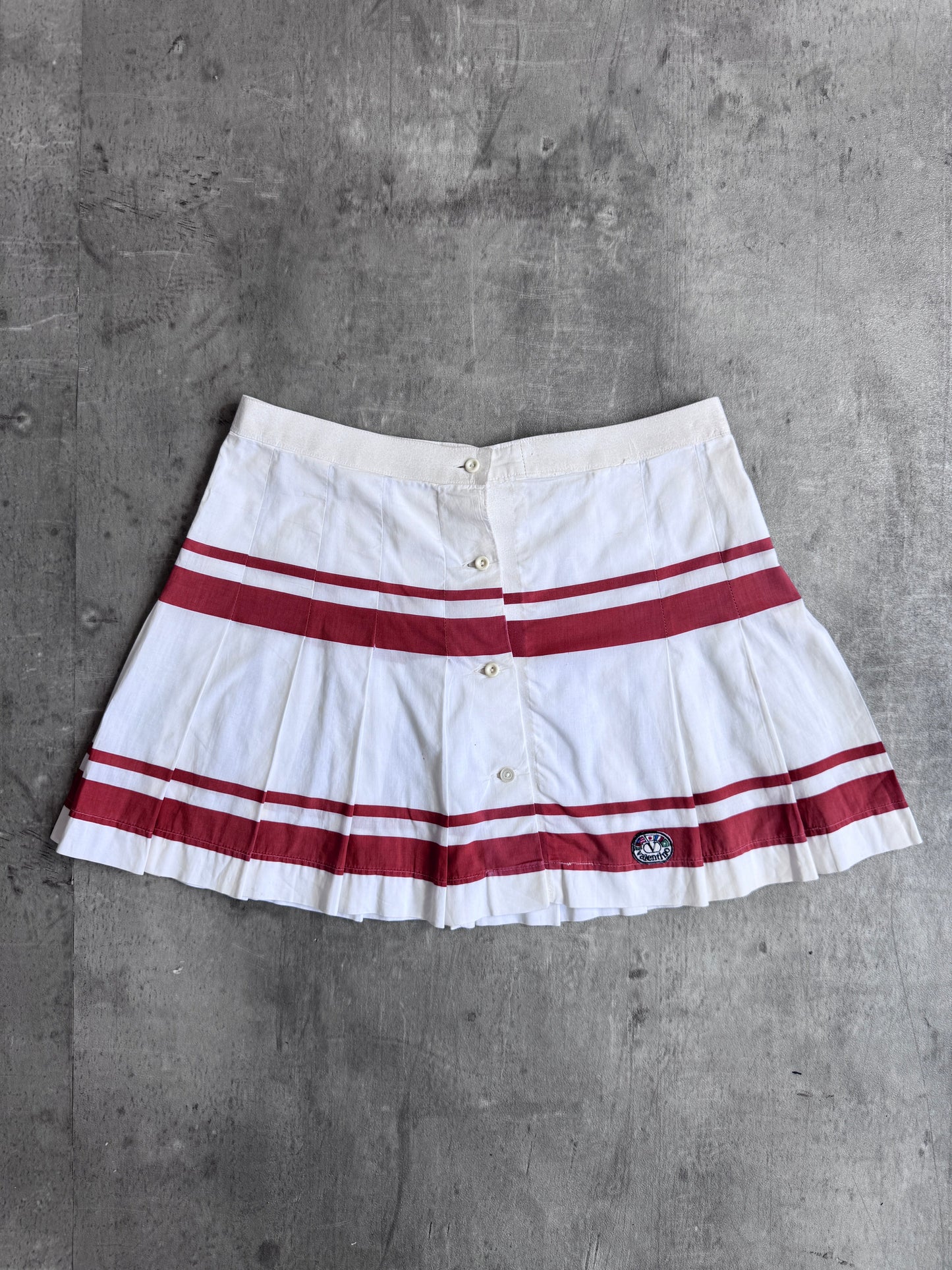 Valentino Cotton Pleated Mini Skirt
