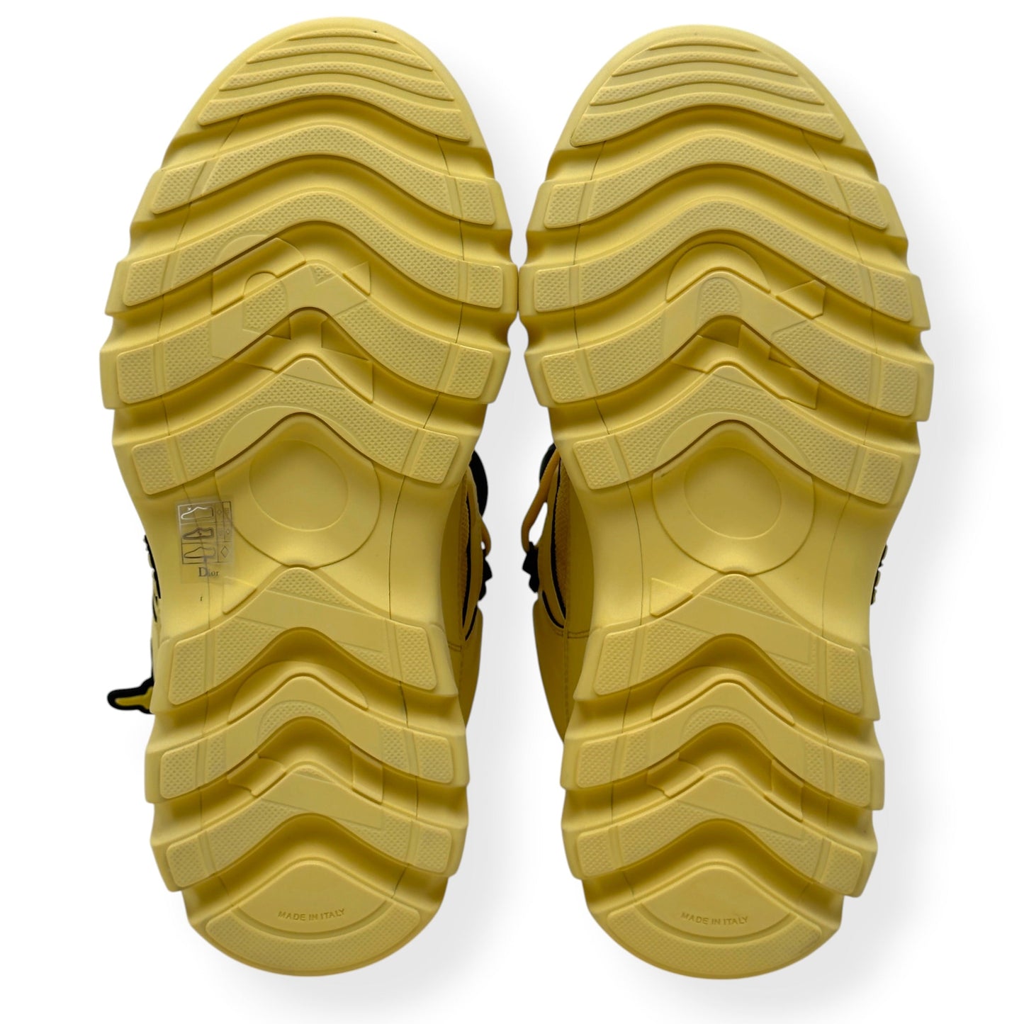 DIOR X LEWIS HAMILTON LIMITED 198/480 SNOW DERBY SNEAKER YELLOW 44 / UK10 | UK 10, Yellow