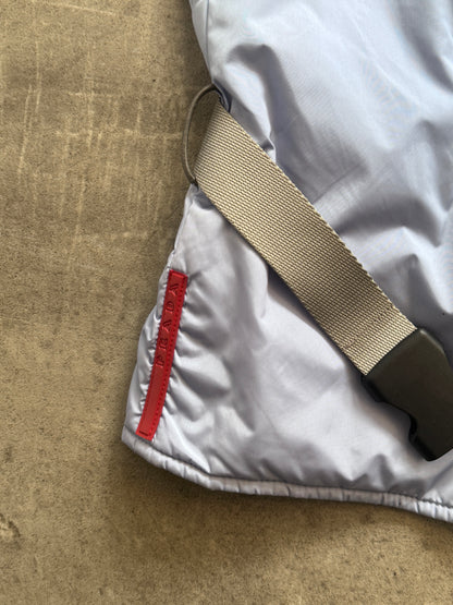 S/S 1999 Prada Sport Blue Nylon Buckled Tech Vest | Small, Multicoloured