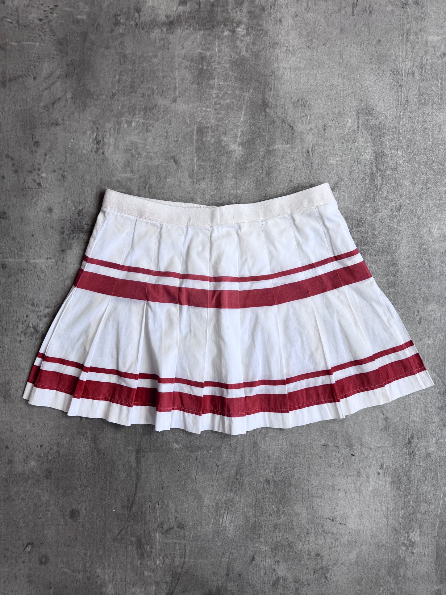 Valentino Cotton Pleated Mini Skirt