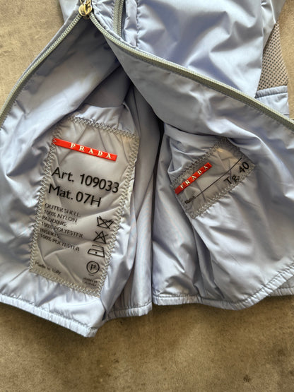 S/S 1999 Prada Sport Blue Nylon Buckled Tech Vest | Small, Multicoloured
