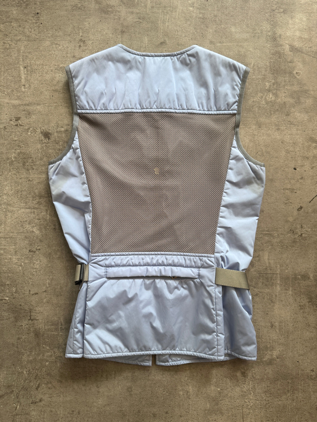 S/S 1999 Prada Sport Blue Nylon Buckled Tech Vest | Small, Multicoloured