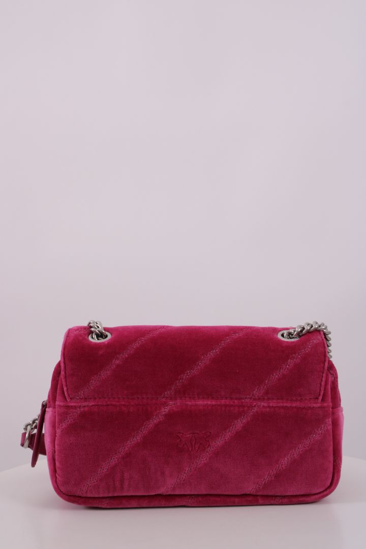 Pinko Mini Love Puff Velvet Bag Pink | O/S, Pink