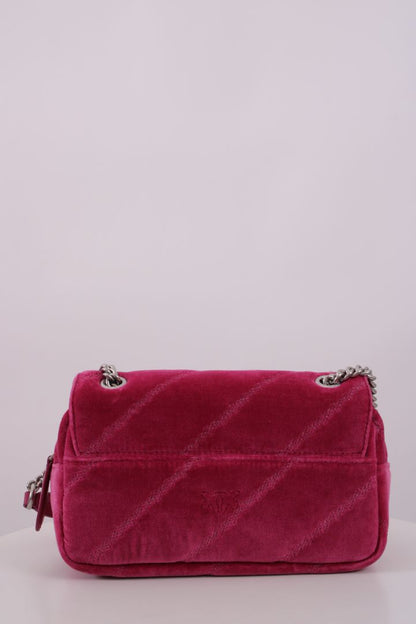 Pinko Mini Love Puff Velvet Bag Pink | O/S, Pink