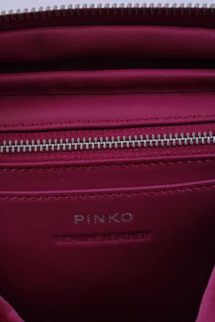 Pinko Mini Love Puff Velvet Bag Pink | O/S, Pink