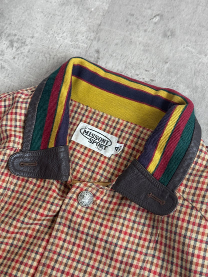 Missoni Sport Black Label Check Harrington Jacket