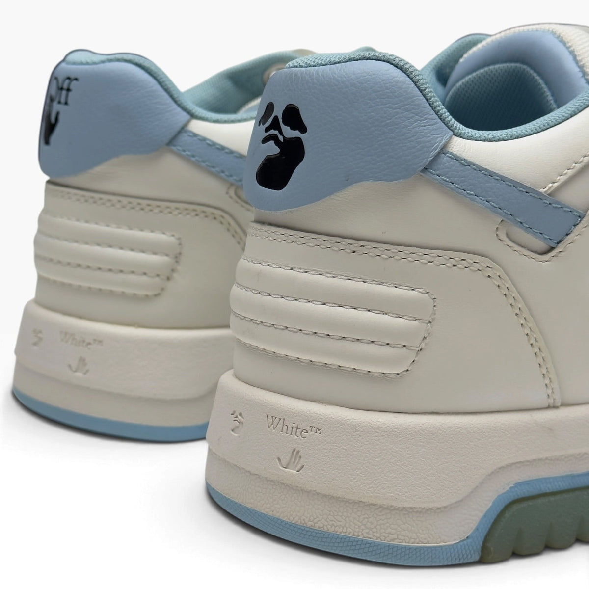 OFF WHITE OUT OF OFFICE SNEAKER WHITE / LIGHT BLUE 41 / UK7 | UK 7, Blue