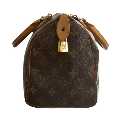 Louis Vuitton Speedy 25 Leather Handbag