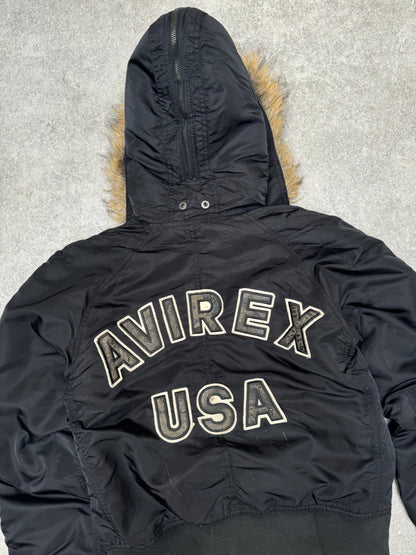 Avirex USA Zipper Hooded Jacket