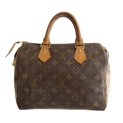 Louis Vuitton Speedy 25 Leather Handbag