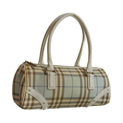 Burberry Baby Blue Papillon Nova Check Bag