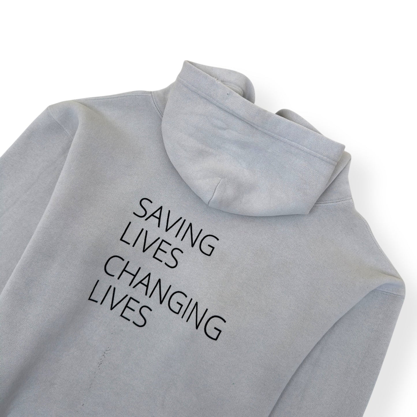 BALENCIAGA OVERSIZED WORLD FOOD PROGRAMME HOODIE WHITE XS | XS, White