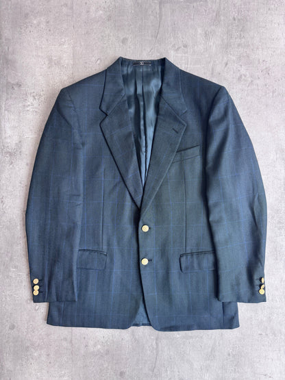 Valentino Check Wool Blazer