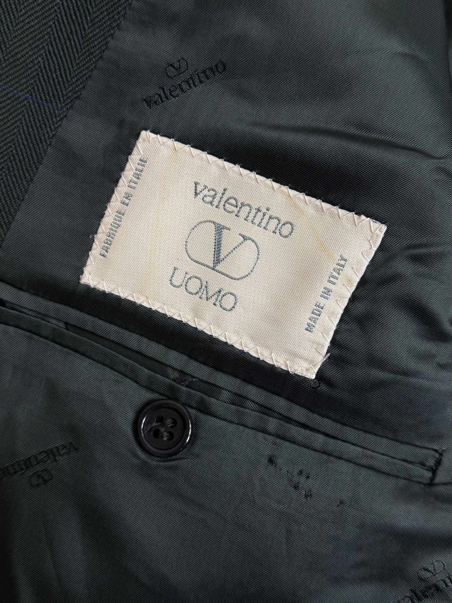 Valentino Check Wool Blazer