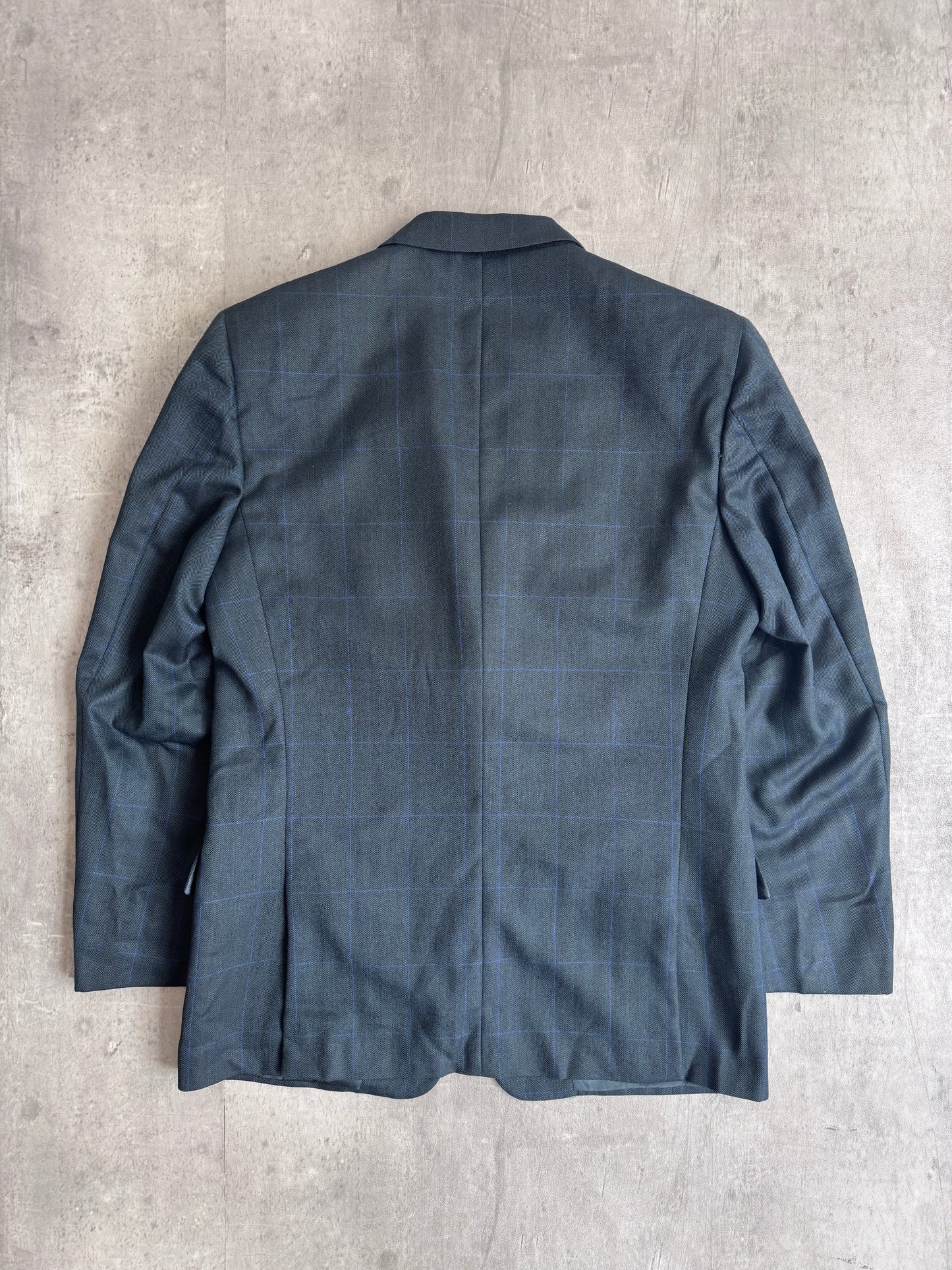 Valentino Check Wool Blazer