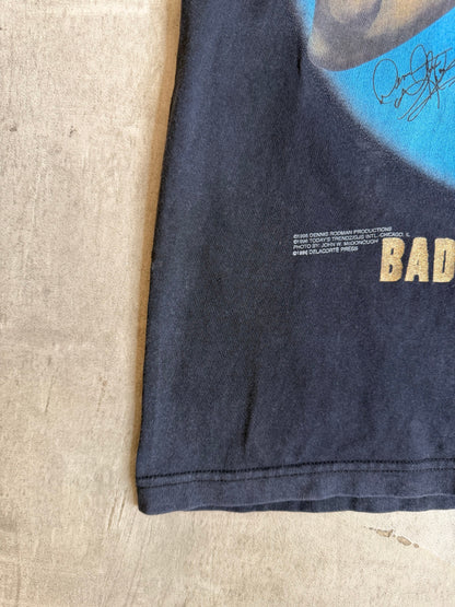 1996 Dennis Rodman Single Stitch Bad As I Wanna Be Portrait Graphic Tee