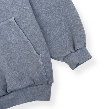 BALENCIAGA BB CREST LOGO COTTON-JERSEY HOODIE M | Medium, Heather Grey