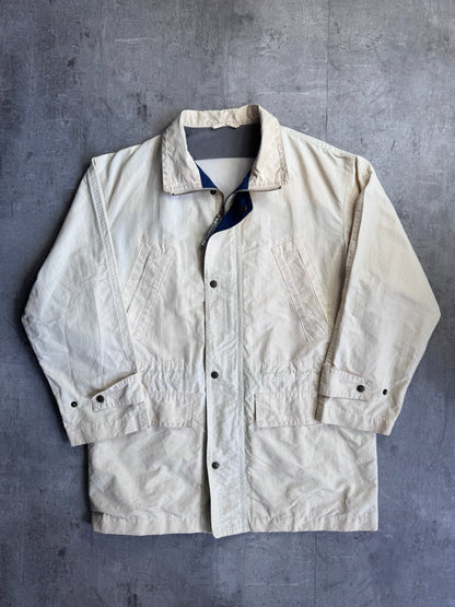 Burberry Cream Lightweight Sailing Jacket
